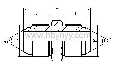 JIS METRIC MALE 60° CONE TUBE HYDRAULIC ADAPTER FITTING