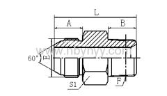 BSPT MALE TUBE HYDRAULIC ADAPTER FITTING ELBOW PIPE FITTING