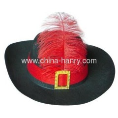 HANRY hats carnival hats party hats Feather cap