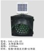 Traffic road solar energy yellow flash light signage