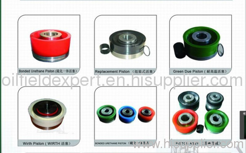 Drilling Triplex PZ-9 Mud Pump Bonded Urethane Piston