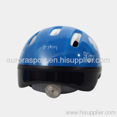 Cycle helmet with in-mold technology