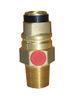 W28.8-14DIN477 Brass Gas Valve For Home Lp Gas Cylinder / Furnace Gas Valves