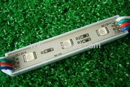 led module light 3pcs 5050 rgb led module light