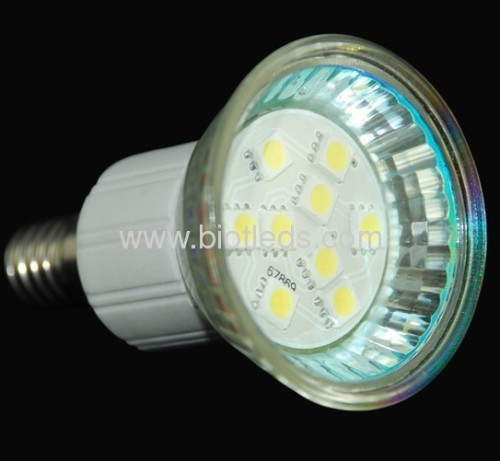 9SMD spot light smd led bulbs smd lamps E14base