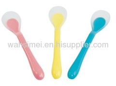 New Design Fashion and Cute Silicone Baby Spoons