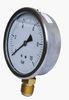 1.5&quot; Dial Bourdon Tube Brass Socket Liquid - Filled Pressure Gauge With Black, Red Marking