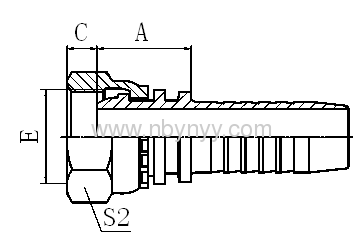 METRIC FEMALE MULTISEAL HYDRAULIC TUBE FITTING HOSE FITTING