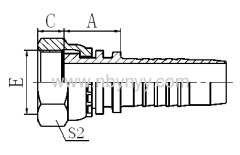 GB METRIC FEMALE HYDRAULIC TUBE FITTING HOSE FITTING PIPE