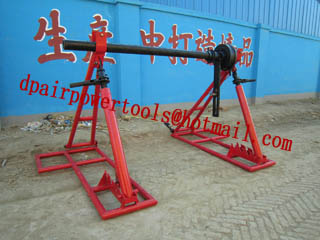 Cable drum trestles made of cast iron Jack towers