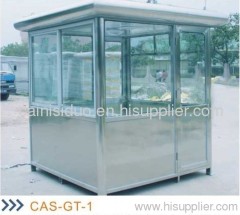 Stainles steel booth