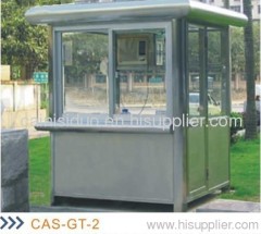 Stainles steel booth