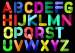 Fluorescent alphabet series
