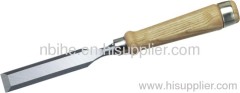 FSC certificate carbon steel wood chisel with wooden handle