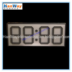 Outdoor LED Clock Temperature Display