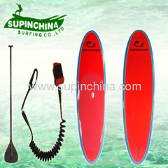 sup board deck pad leash paddle