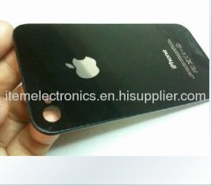 iPhone 4 Glass Replacement Back Cover - Black Original