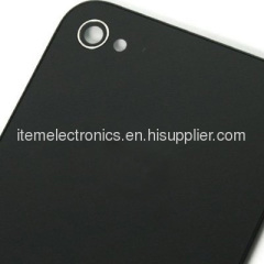 iPhone 4 Glass Replacement Back Cover - Black Original