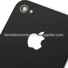 iPhone 4 Glass Replacement Back Cover - Black Original