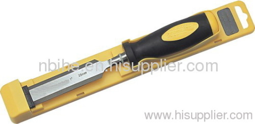 High quality wood chisel with plastic rack packing