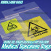 Biohazard bag, Zipper bags, Food storage bags, slider bags, resealable bags, grip seal bag, grip bag