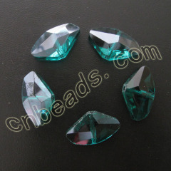 shell shape Chinese cut crystal beads wholesale from China beads factory