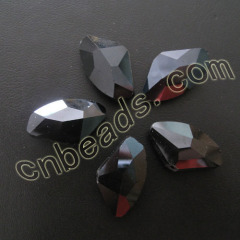 shell shape Chinese cut crystal beads wholesale from China beads factory