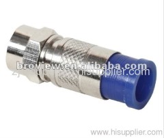 CATV 75ohm RG6 Waterproof Connector Compression