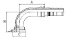 87393 90° SAE FLANGE 3000 PSI HYDRAULIC HOSE FITTING PIPE FITTING COUPLING