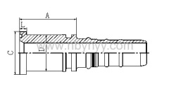 SAE FLANGE HYDRAULIC HOSE FITTING PIPE FITTING CONNECTER