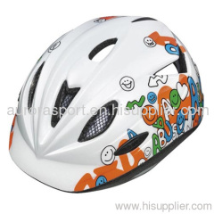 Kids helmet with in-mold technology