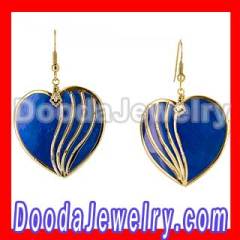 2013 Fashion Hand Painted Heart Shaped Shell Earrings Wholesale