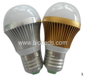 3W 3pcs 1W High Power led bulb E27 base high power ledslight