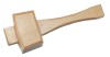 Wooden mallet hammer