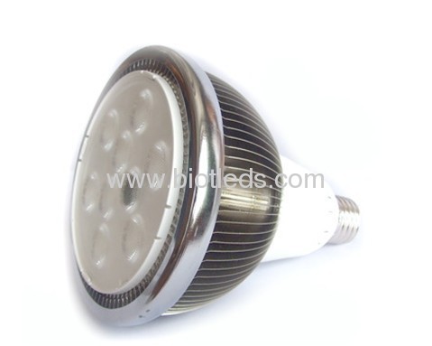 LED par light 9PCS 1W high power par light E27 base PAR