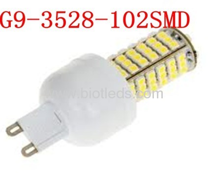 G9 led G9 bulb G9 lamps 102SMD led bulb 3528SMD