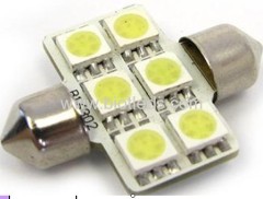 1.2W 8SMD festoon car bulbs LED auto light led car light