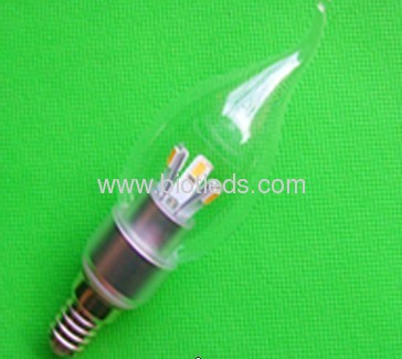 3W E14 6SMD led candle bulb