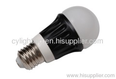 4W Φ50mm×103mm Die-casted Aluminum Global Shape E27 LED Bulb Light