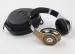 Studio colorful champagne headphone for computer or cellphone