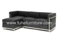 Le Corbusier LC2 Petite Armchair LC2 Sofa Office Leather Sofa