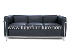 Le Corbusier LC2 Petite Armchair LC2 Sofa Office Leather Sofa