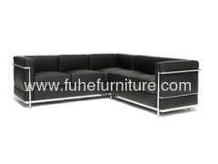 Le Corbusier LC2 Petite Armchair LC2 Sofa Office Leather Sofa