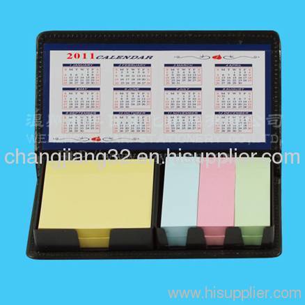 Sticky Pad in Leather Box HZ-816
