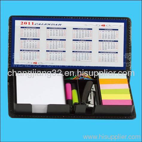Sticky Pad in Leather Box HZ-818A