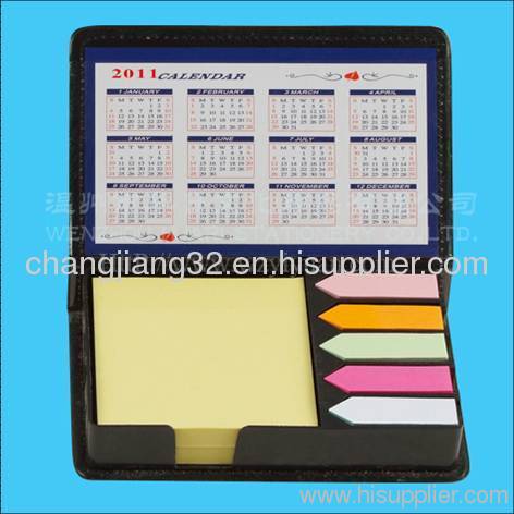 Sticky Pad in Leather Box HZ-820