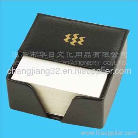 Sticky Pad in Leather Box HZ-830