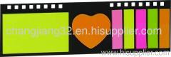 Colorful & fluorescent Self-adhesive sticky note pad