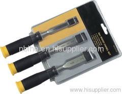 4pcs High-Level Wooden Chisel Set half double blister card packing