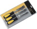 4pcs High-Level Wooden Chisel Set with easy plastic rack